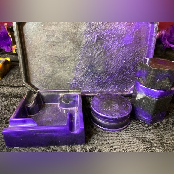 Large resin set Purple and Black - Picture 2 of 4